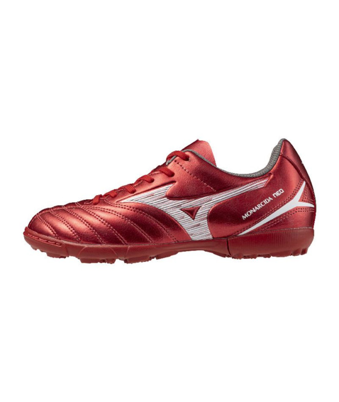 Bottes de Football Mizuno Monarcida Neo III Sct Jr As Enfant Rouge/Blanc