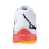 Chaussures de Volley-ball Mizuno Thunder Blade Z Mid Blanc/Corail/Citron