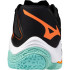 Sapatilhas de Voleibol Mizuno Wave Lightning Z8 Preto/Tangelo/Verde