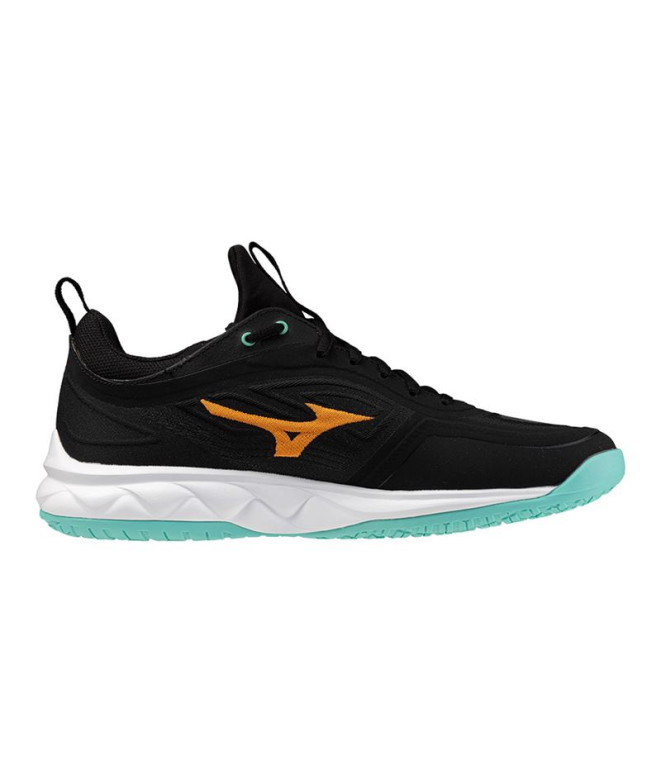 Zapatillas de Voleibol Mizuno Wave Luminous 3 Negro/Tangelo/Verde