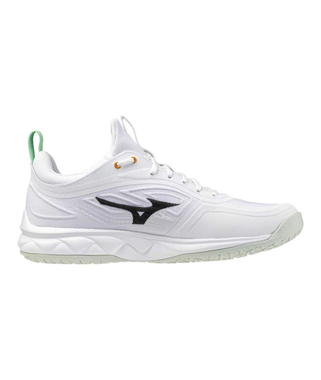 Zapatillas de Voleibol Mizuno Wave Luminous 3 Blanco/Negro/Frozen Emerald