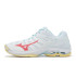 Zapatillas de Voleibol Mizuno Wave Voltage 2 Mujer Blanco/Azul/Pale Banan