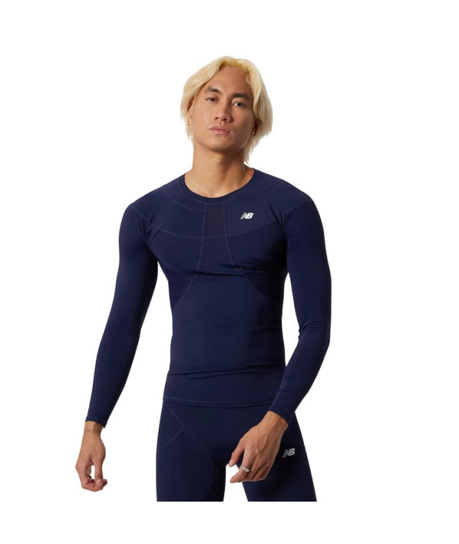Camiseta de Fútbol New Balance Compression Navy...