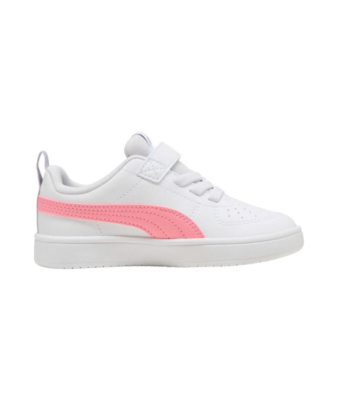 Chaussures Puma Rickie Ac+ Ps, Blanc-Rose, Enfant