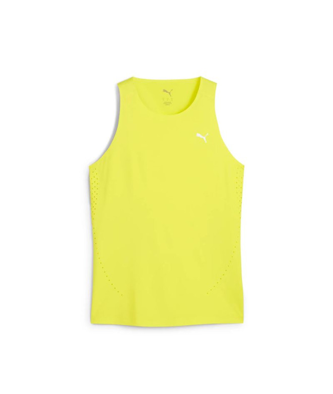 Camiseta De Running Puma W Run Cloudspun Tank, Limão Sherber, Mulher