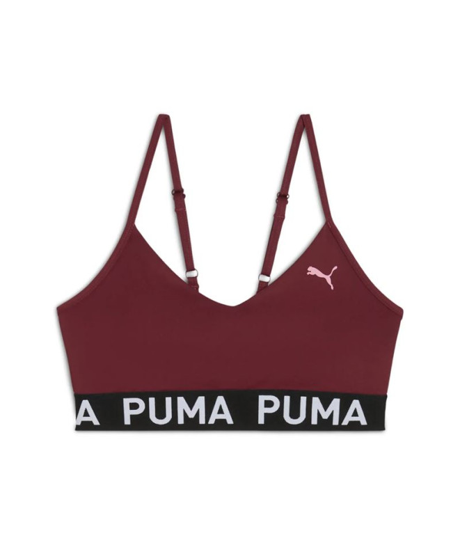 Sutiã desportivo de Fitness Puma Move Strong Br,Ruby Shimmer, Mulher
