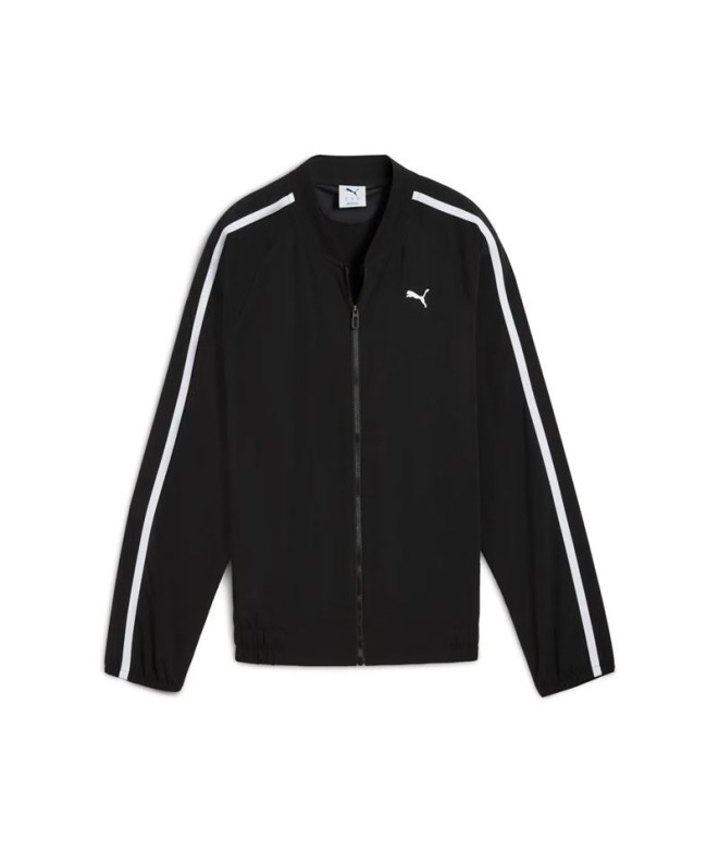 Veste de Fitness Puma W Floral Ribbon Wove, Noir, Femme
