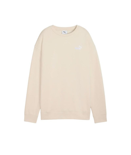 Sudadera Puma Essentials Small No. 1 Logo Mujer Beige
