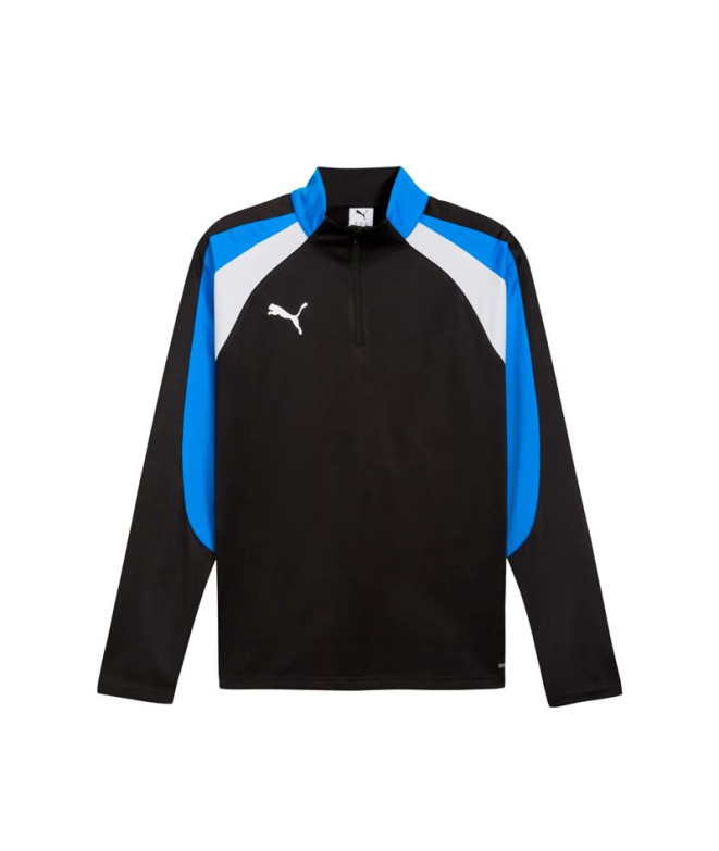 T-shirt de Football Puma Individualliga 1/4 Z, Noir-Pum, Homme