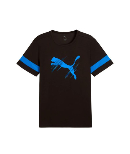 Camiseta de Futebol Puma Attacanto Logo, Preto-Ul Homem