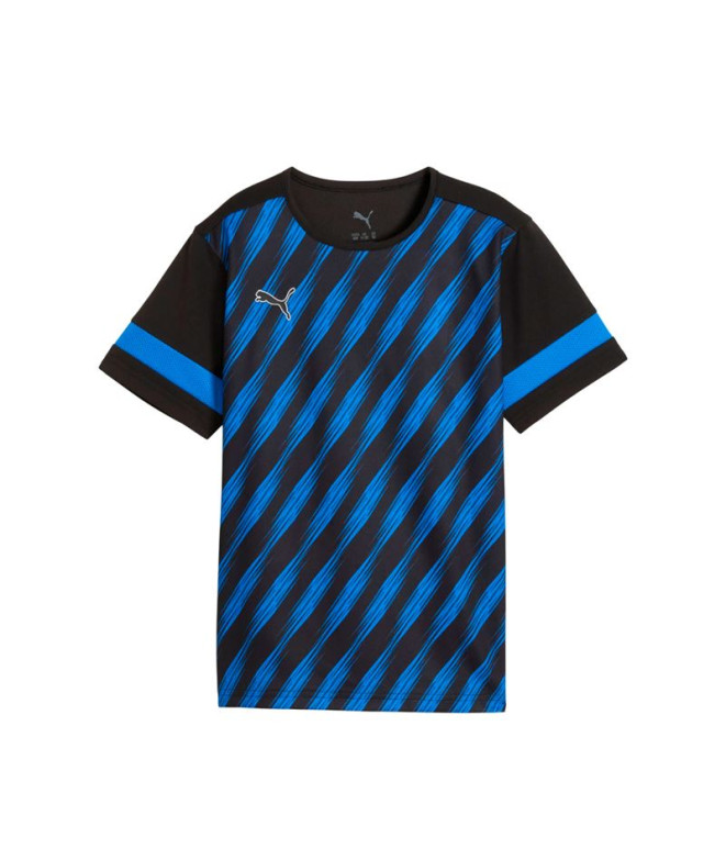 Camiseta de Futebol Puma Attacanto Graphic Black-U, Infantil