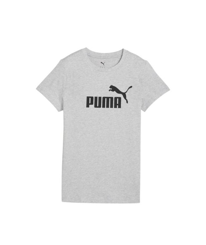 Camiseta Puma Essentials No. 1 LogoLight Gray Heat Mujer