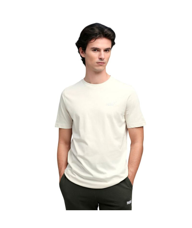 T-shirt Puma Essentials Small No. 1 Logo, Neige...