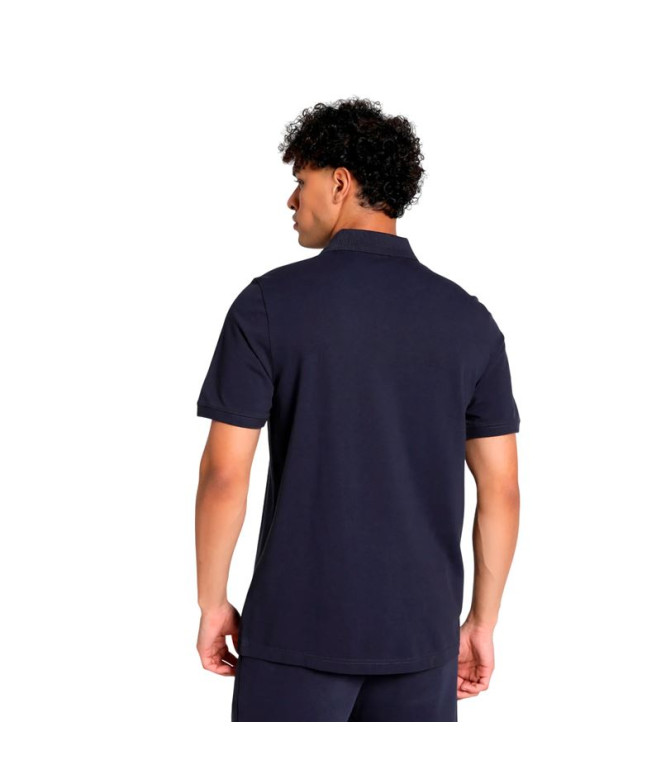 T-shirt Puma Essentials Logo Pique Bleu Marine