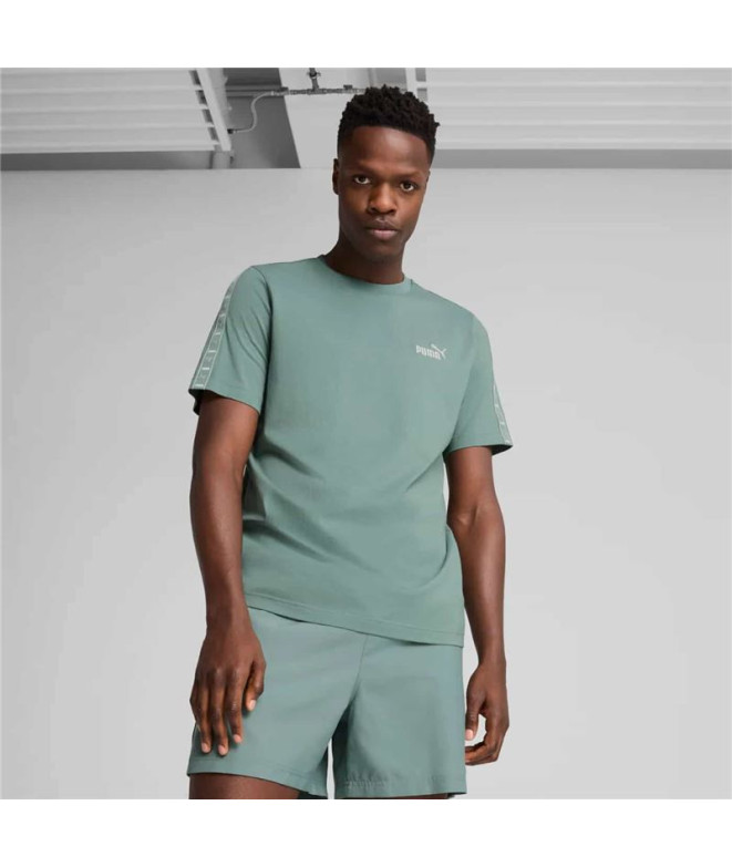 T-shirt Puma Essentials Tape Green Moon Homme