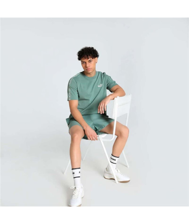 T-shirt Puma Essentials Tape Green Moon Homme