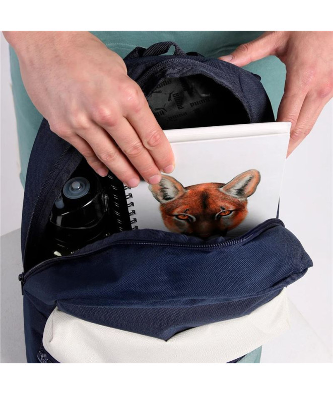 Mochila Puma Phase Color Block Homem Azul Marinho