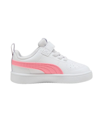 Zapatillas Puma Rickie Ac+ Inf, White-Pinks, Bebés
