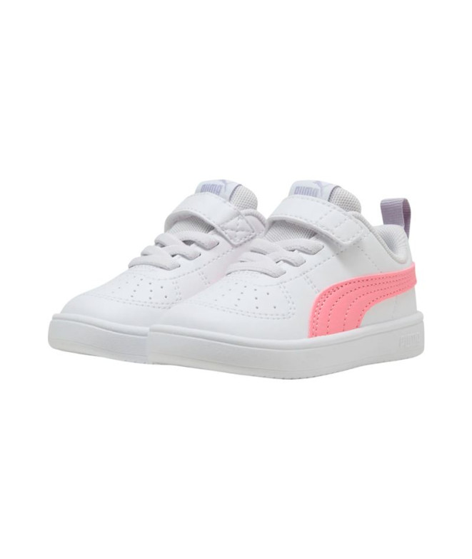 Chaussures Puma Rickie Ac+ Inf, Blanc-Roses, Bébés