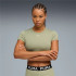 Camiseta de Fitness Puma W Strong -,Lux Army, Mulher