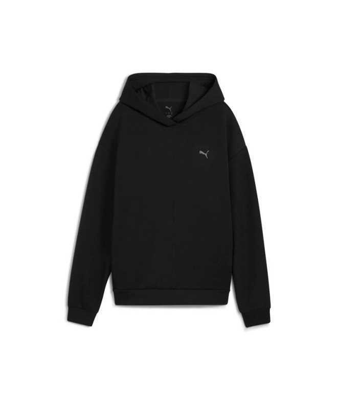 Sudadera de Fitness Puma W Cloudspun die, Black, Mujer
