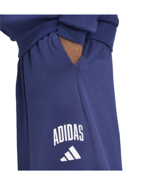 Calça adidas Collegiate Homem Azul Escuro
