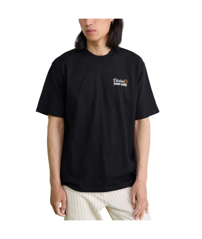 T-shirt Dickies Donut House Ss Homme Noir