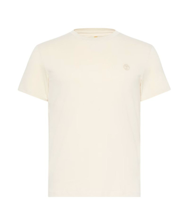 Camiseta Timberland Dunstan River T-shirt de Manga Curta Homem Bege