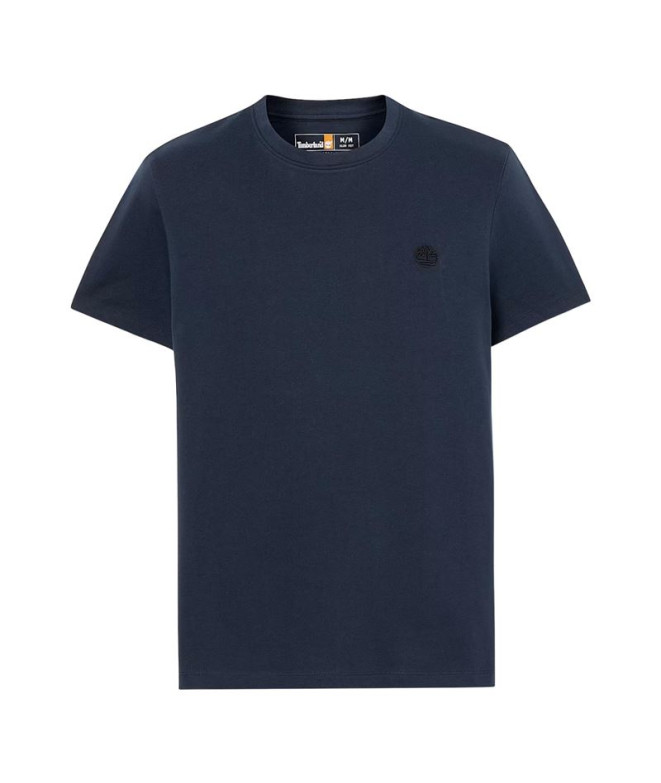 Camiseta Timberland Dunstan River Manga Curta Homem Azul Marinho