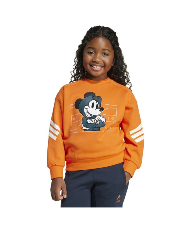 Moletom adidas Lk Dy Mm Swt Infantil Laranja