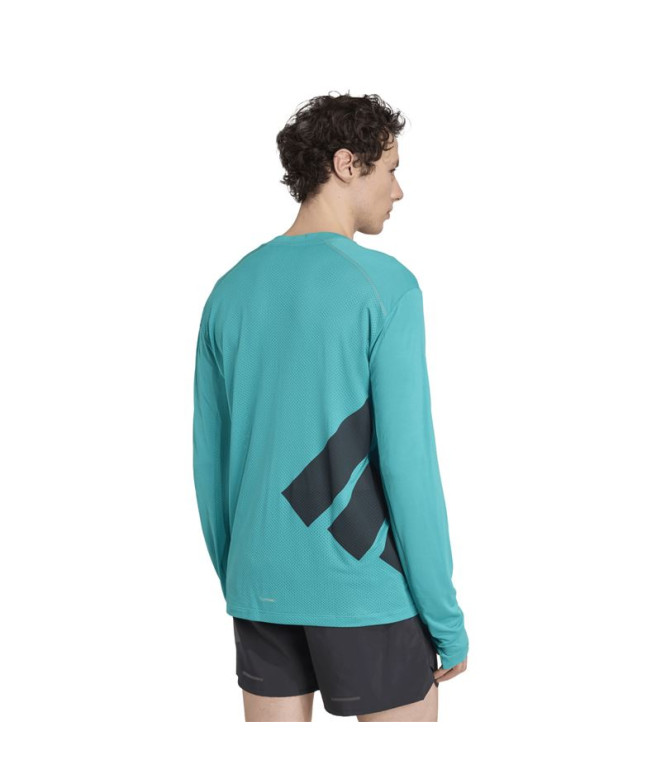 T-shirt de Trail adidas Xpr Ls Tee Homme Bleu