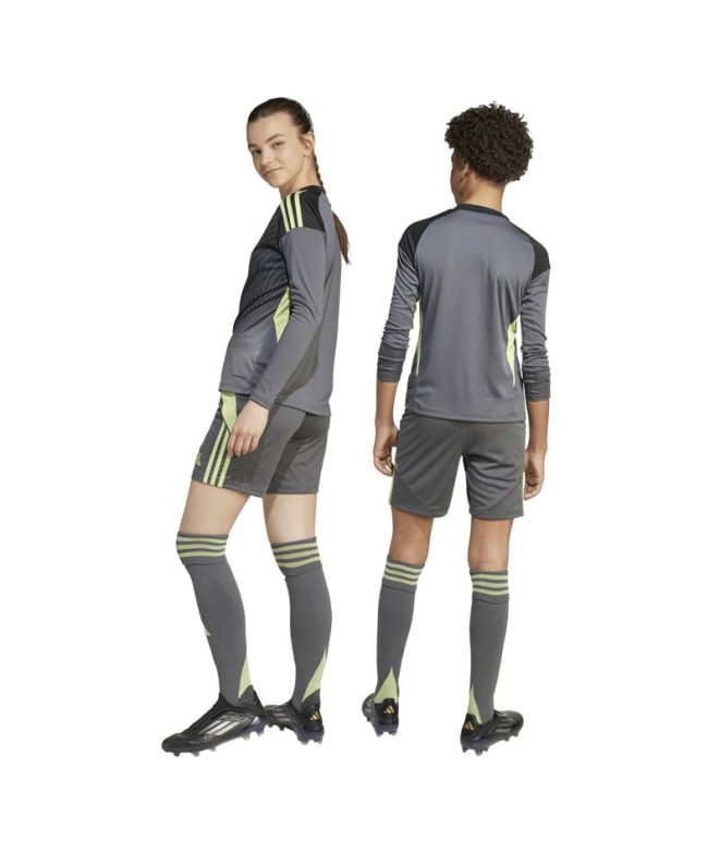 Pantalons de Football adidas Tiro24 Enfant Gris