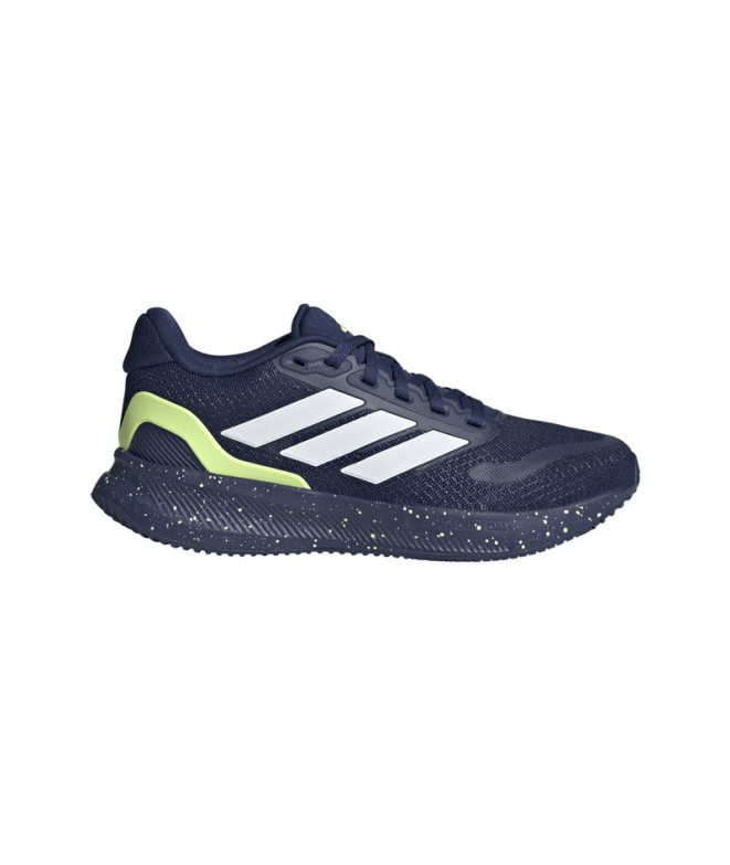 Zapatillas de Running adidas Runfalcon 5 Infantil Azul Oscuro / Negro / Amalre