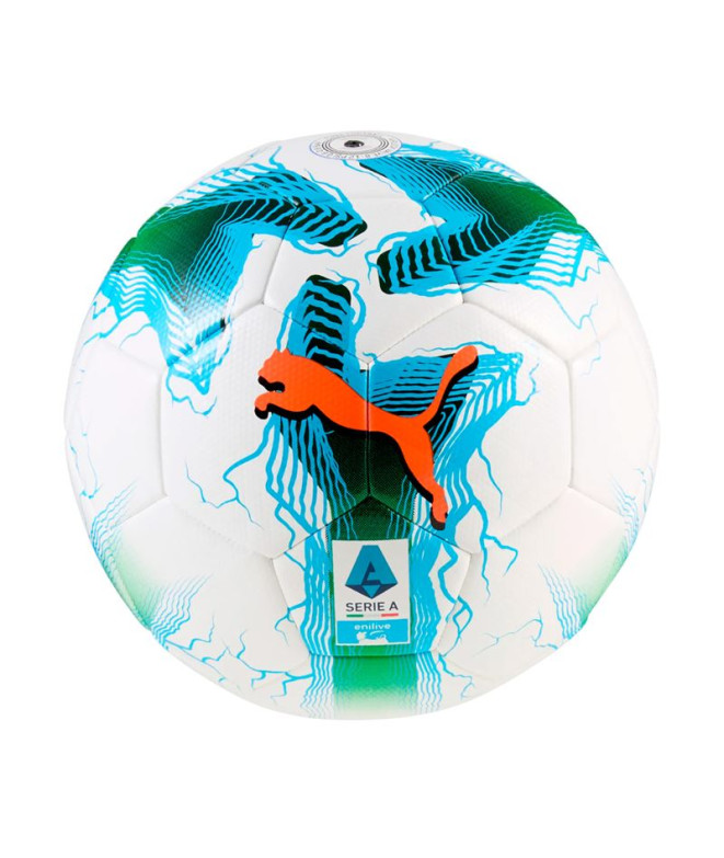 Balón de Fútbol Puma Orbita Serie A, Blanco-MulInt3 Unisex