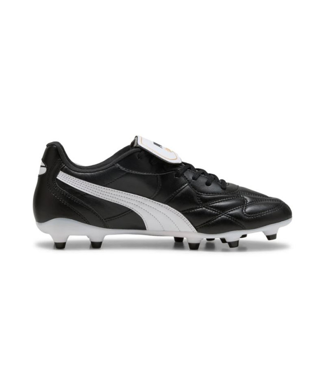 Bottes de football Puma King Haut Fg/Ag Noir- Blanc