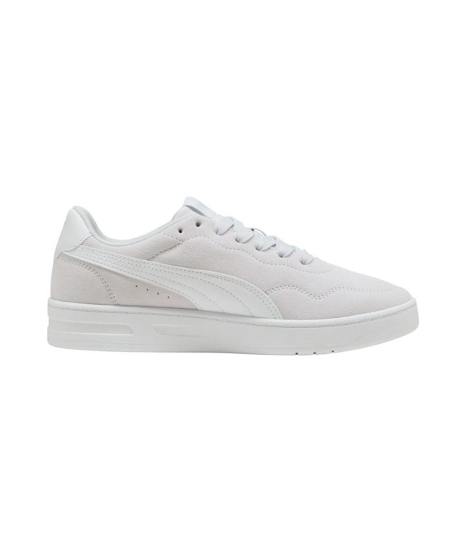 Zapatillas Puma Court Lally Sd Silver Mist Blanco Mujer