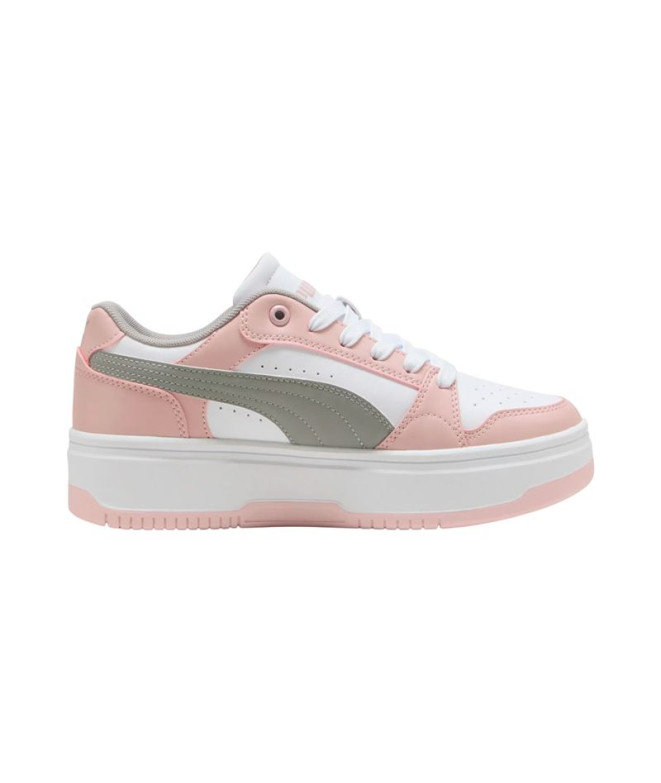Zapatillas Puma Rebound Femme Low Blanco Gris Ec Mujer