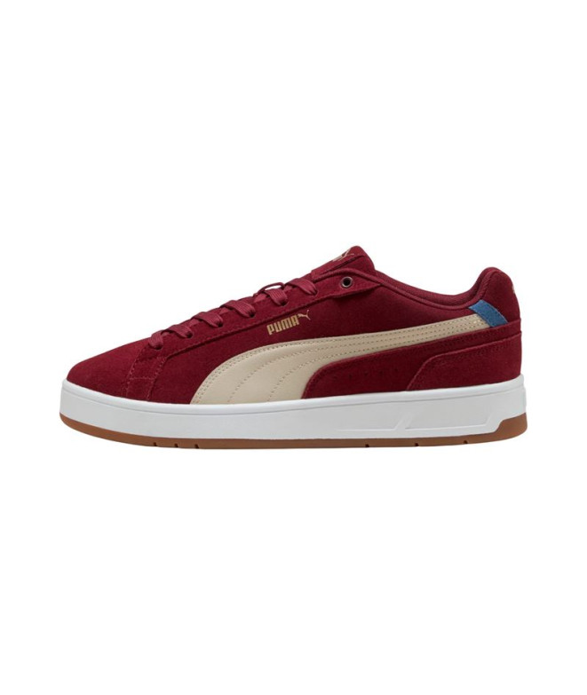 Zapatillas Puma Court Classico Sd Ruby Shimmer Deser Hombre