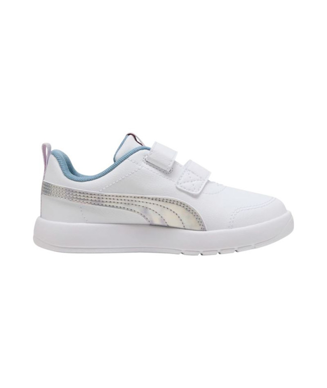 Sapatilhas Puma Courtflex V3 Space B Branco Li Menina