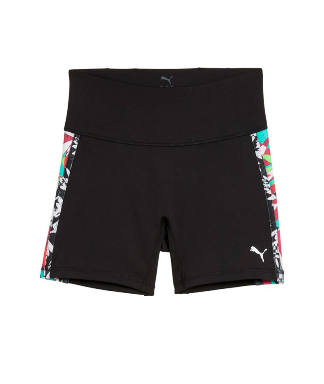 Pantalón de Fitness Puma Tropical Aop Hw 5" S Negro A Mujer