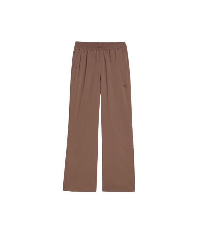Pantalones de Fitness Puma W Fashion Pant Hw,Flat Bronze, Mujer