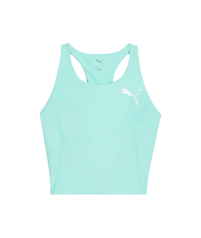 T-shirt de Running Puma W Raceday Ultraform, Mint Mel Femme