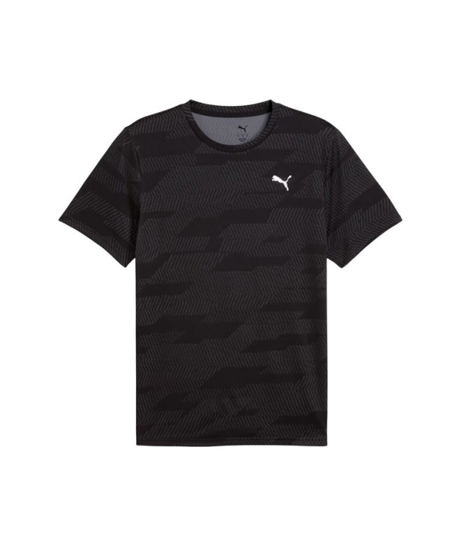 Camiseta de Fitness Puma M Flex Jacquard , Black, Hombre