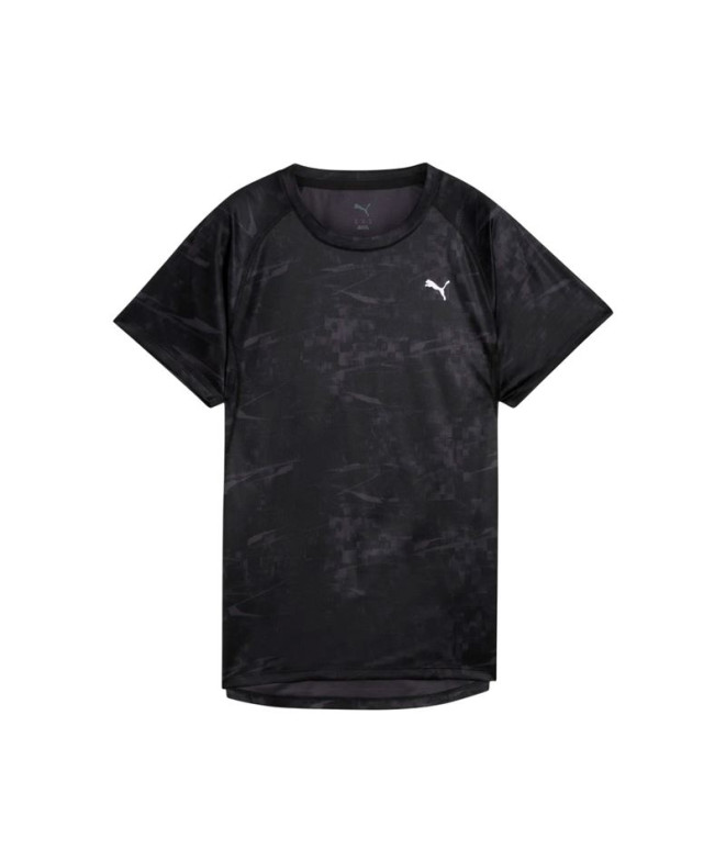 T-shirt de Running Puma W Run Velocity Aop Black, Femme