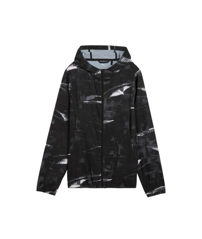 Veste de Running Puma W Run Velocity Aop W, Noir, Femme
