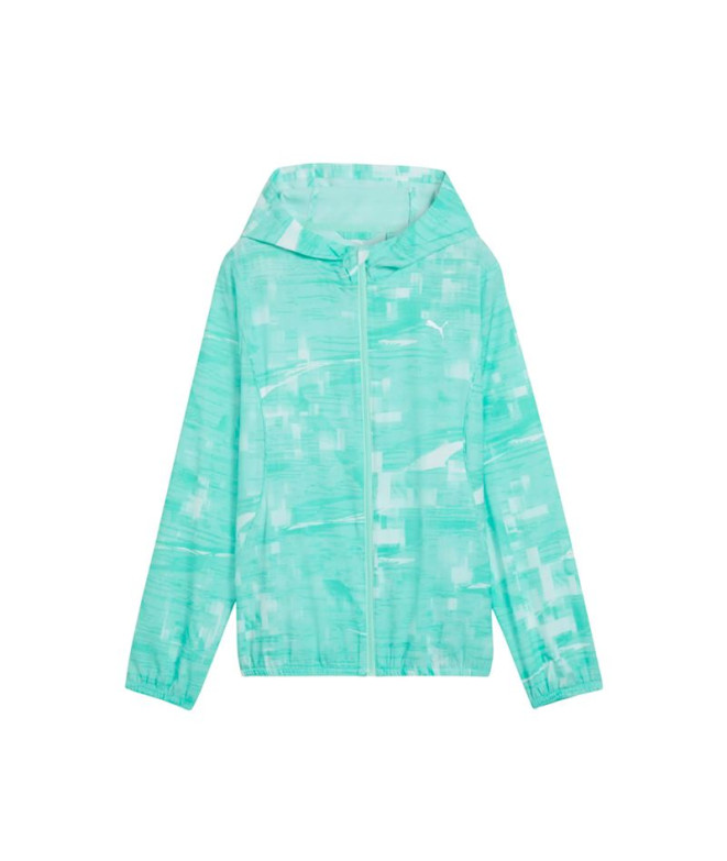 Veste de Running Puma W Run Velocity Aop W, Mint Mel Femme