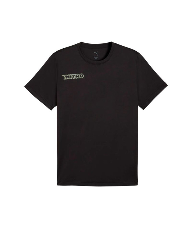 T-shirt de Running Puma M Nitro Illustration, Noir-Q3, Homme