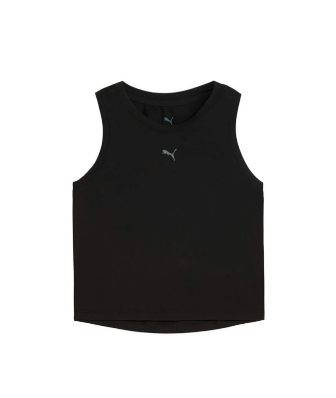 Camiseta de Fitness Puma W Cloudspun Sleevele, Black, Mujer