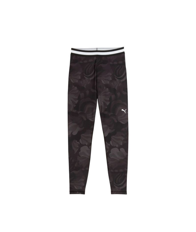 Mallas de Fitness Puma W Strong Floral, Black, Mujer
