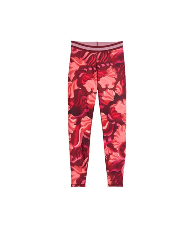 Malhas de Fitness Puma W Strong Floral, Ruby Shimmer, Mulher